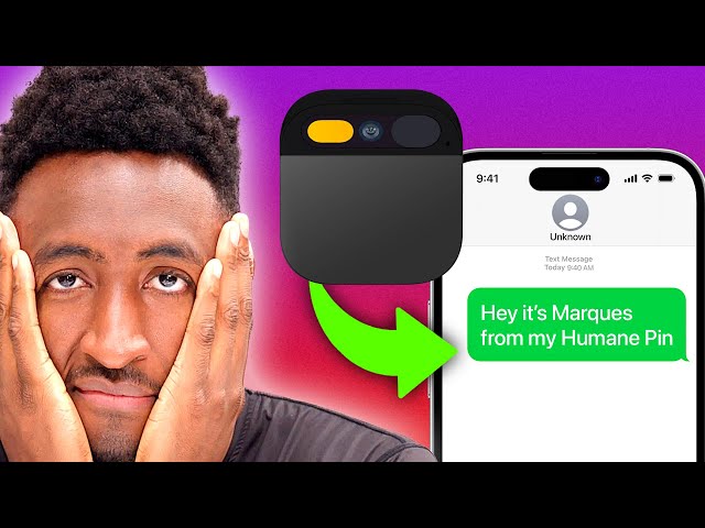 Texting with the Humane AI Pin