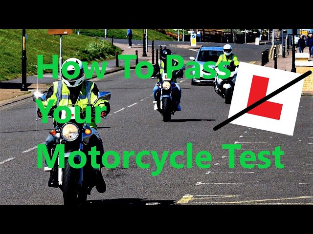 How To Pass Your Motorcycle Test