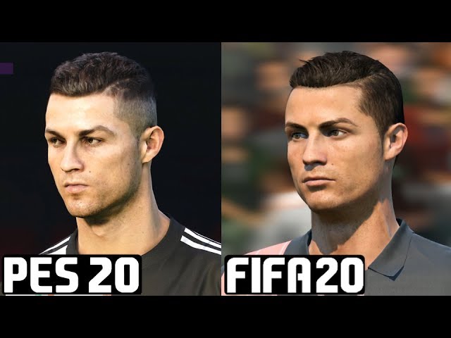 FIFA 20 vs PES 2020 - Juventus/Piemonte Calcio Player Faces Comparison
