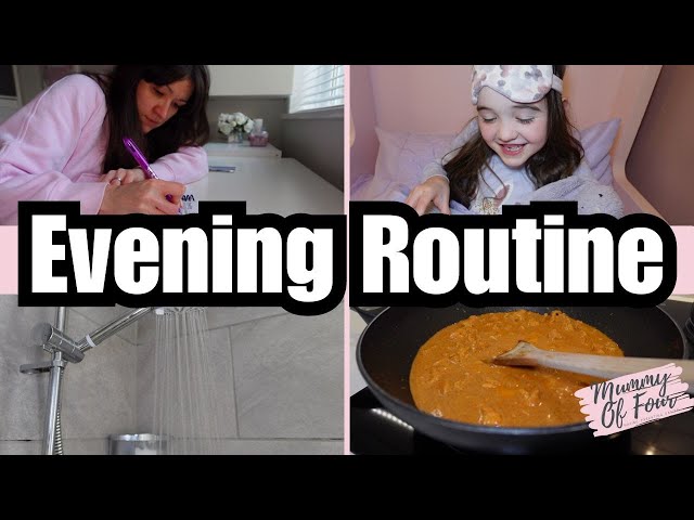 Realistic After School & Evening Routine Of With 3 Kids - Dinner, Bedtime Routine, Skincare etc