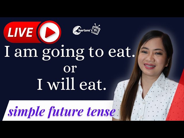 Simple Future Tense | Charlene's TV