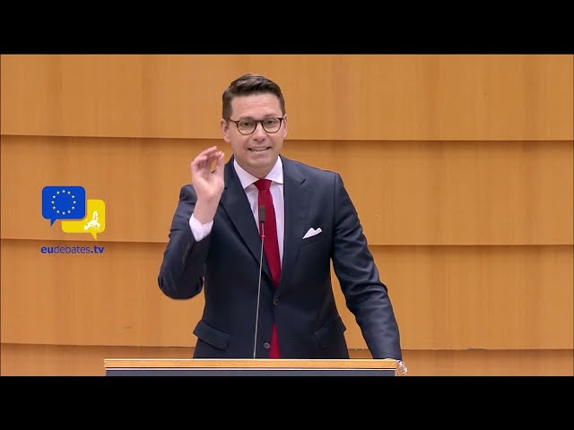 MEP Patryk Jaki debates European Union's migration and EU asylum policy