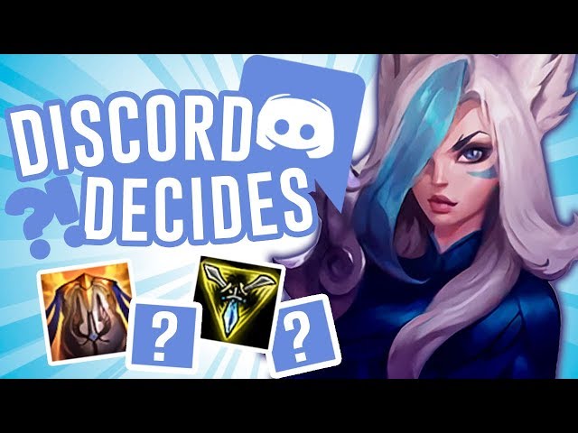 MY DISCORD TOLD ME TO PLAY XAYAH SUPPORT?! - Discord Decides - League of Legends