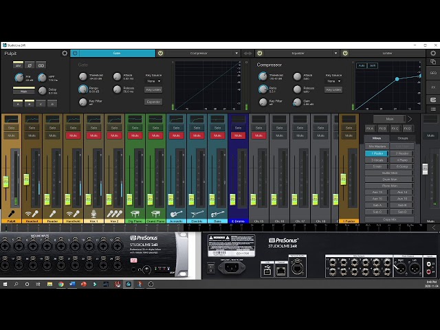 StudioLive 24R  and Universal Control Overview