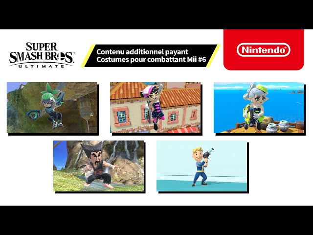 Super Smash Bros. Ultimate - Costumes pour combattant Mii #6 (Nintendo Switch)
