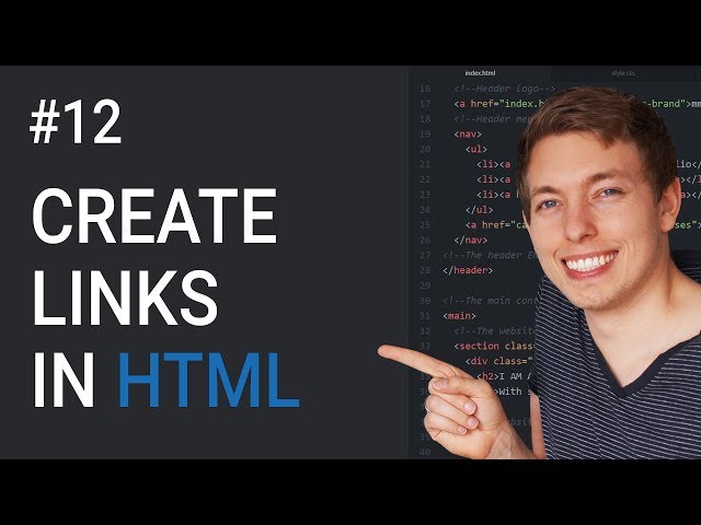 12: How to Create Links in HTML | Basics of CSS| Learn HTML and CSS | Full Course For Beginners