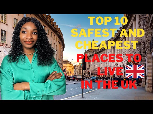 TOP 10 SAFEST AND CHEAPEST | LOW-COST places to live in the UK | best student cities.