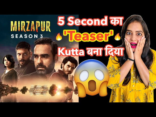 Mirzapur 3 Teaser REVIEW | Deeksha Sharma