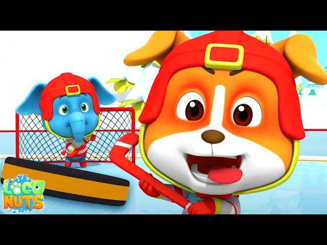 Ice Hockey Funny Cartoon and Kids Comedy Show by Loco Nuts
