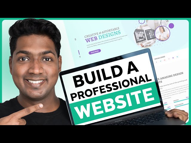 How to Make a Professional Website 🤩 in Just 10 Minutes !