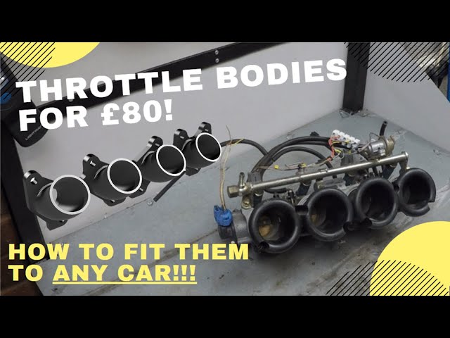 How to fit Individual Throttle Bodies - Motorbike bodies as cheaply as possible