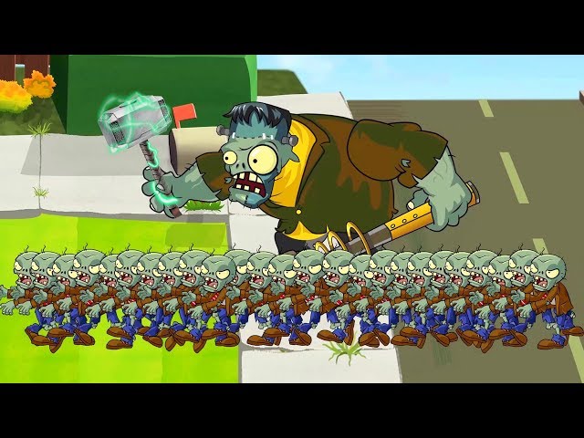 Plants Vs Zombies GW Animation  - Episode 5 - Bonk Choy Thor vs Frankengarg Gargantuar