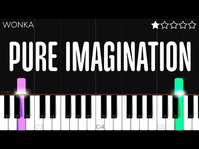 Wonka - Pure Imagination | EASY Piano Tutorial