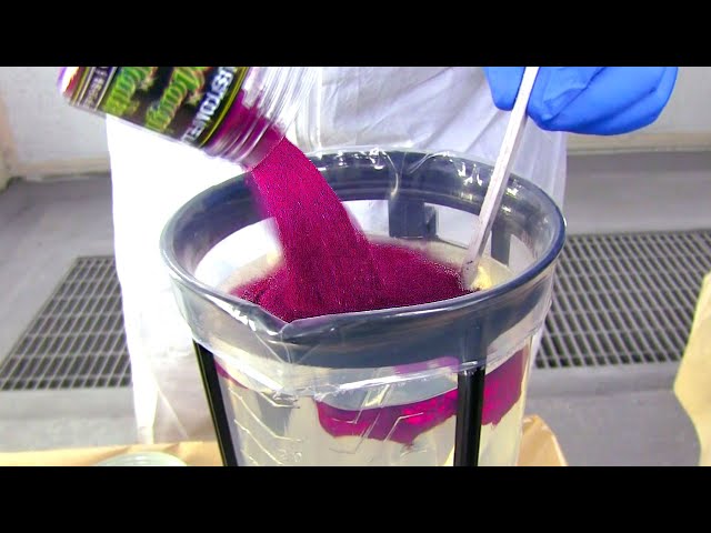 Custom painting method / Magic Flake Pink Purple / Step by Step / カスタムペイント