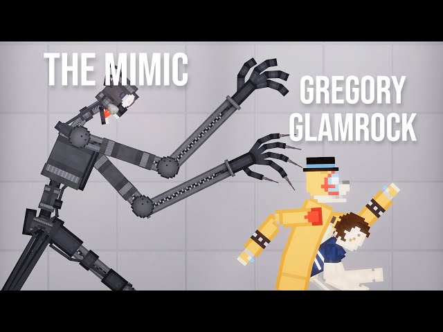 Gregory & Glamrock Freddy escape from The Mimic - [FNAF Security Breach Ruin]