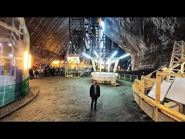 Subterranean Theme Park in Salt Mine