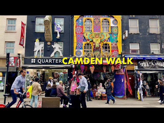 Camden Town Walking Tour - Pubs, Market, Venues, History (4K)