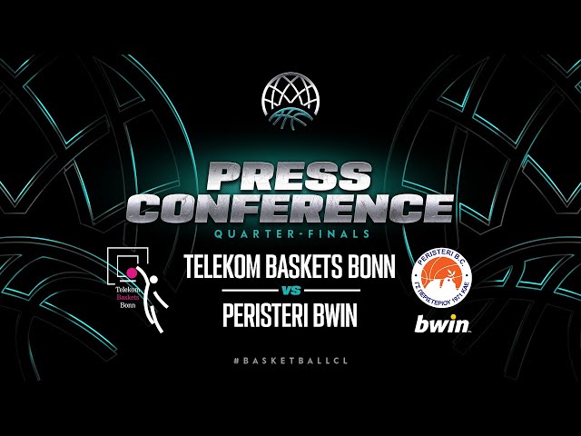 Telekom Baskets Bonn v Peristeri bwin - Press Conference | BCL 2023-24