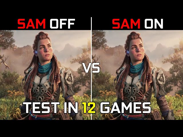 AMD Smart Access Memory (SAM) OFF vs ON | AMD RX 6600 8GB | Test in 12 Games | 2022