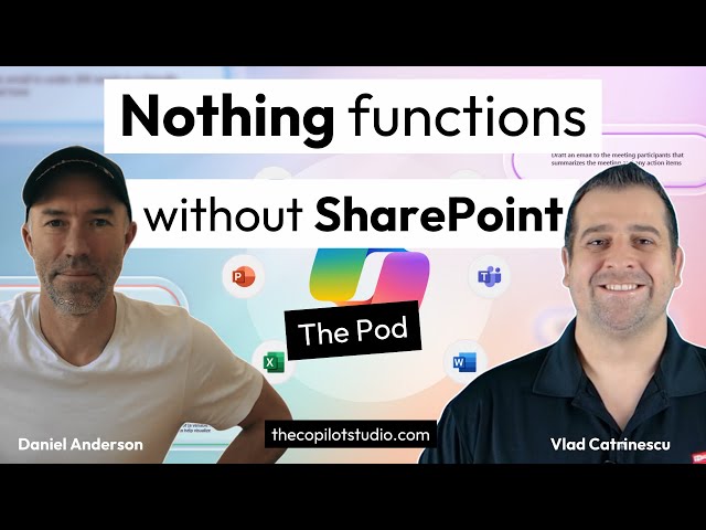Nothing functions in Microsoft 365 without SharePoint
