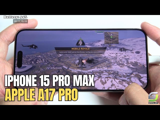 iPhone 15 Pro Max test game Call of Duty Warzone Mobile Update 2024  | Apple A17 Pro