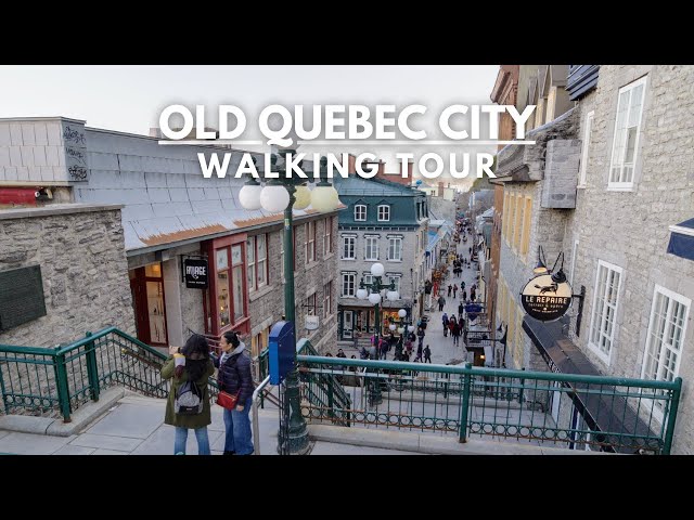 Spring is Finally Here Old Quebec City | 4K Walking Tour