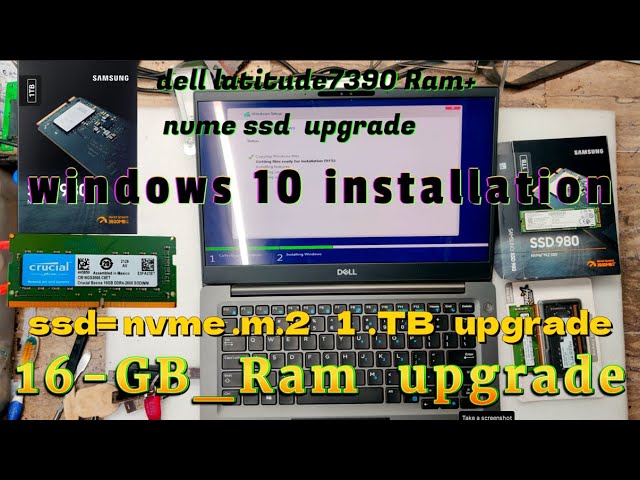 DELL Latitude 7390 i5-8th gen Ram +SSD nvme m.2  -Upgrade
DELL Latitude 7390 Disassemble