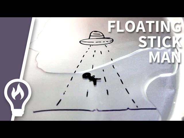 Floating stick man explained