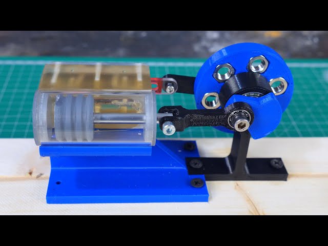 Transparent Steam Engine (3D Printed)