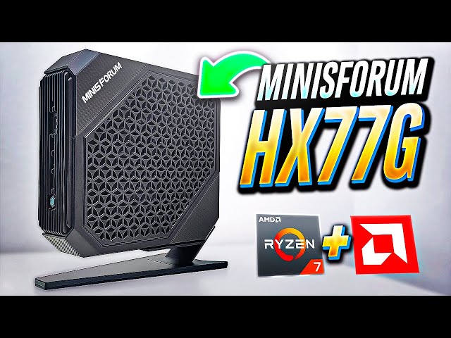 ✅¡El Mini PC MÁS POTENTE con Gráfica Dedicada RX 6600M! ⚡ [Minisforum  HX77G]