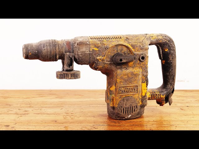 Rotary Hammer Drill Restoration |  Dewalt D25500K Restore