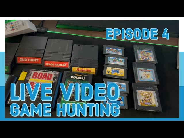 Live Video Game Hunting Episode 4 - GBA, Gameboy, and Xbox - A cable worth a $100???