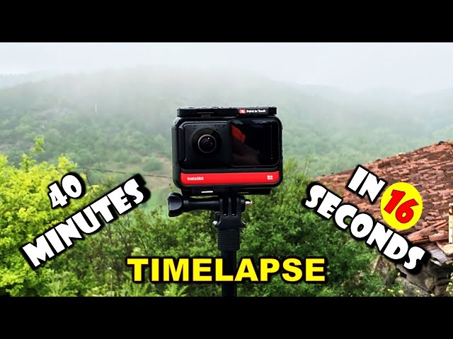 360° Foggy Weather PHOTO INTERVAL Mode TIMELAPSE Video with Insta360 ONE R