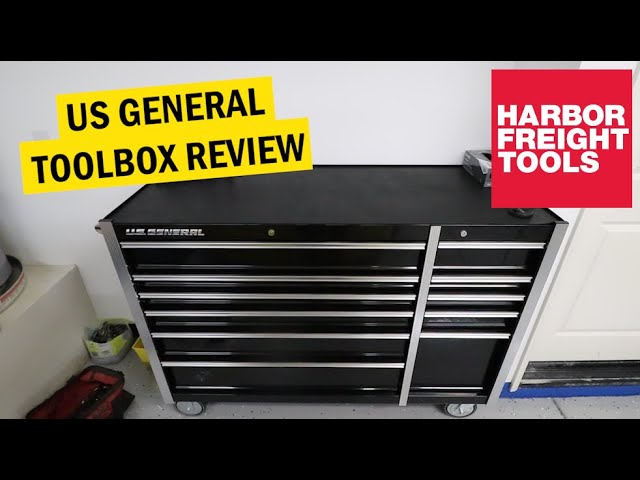 HARBOR FREIGHT US GENERAL 56" TOOLBOX UNBOXING/REVIEW 2021