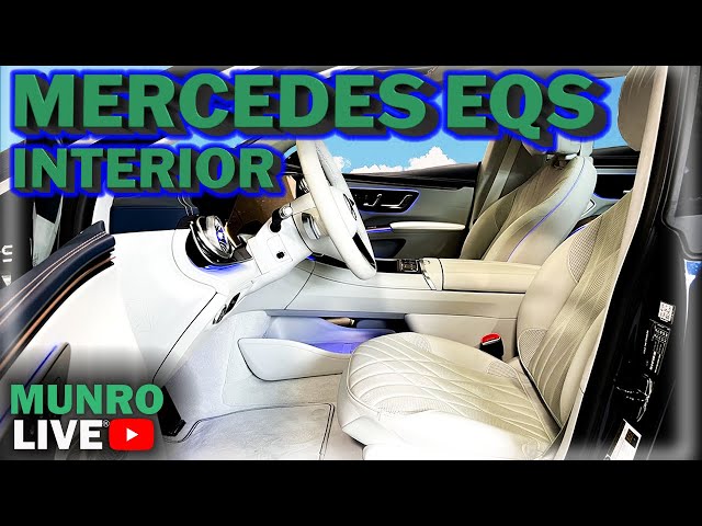 Mercedes EQS All-Electric Luxury Sedan Interior