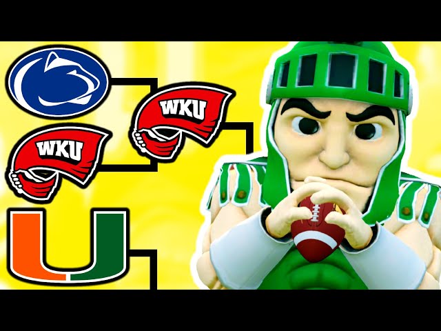 I Put EVERY Mascot in a Tournament in NCAA Football 23!