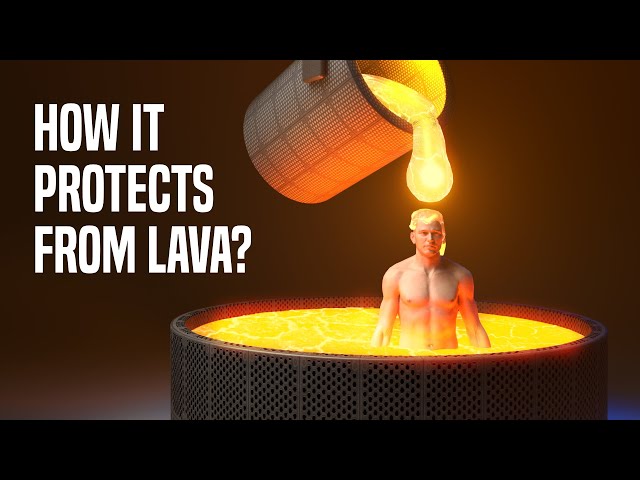 What Happens If You Fall Into Molten Lava? (The Leidenfrost Effect)