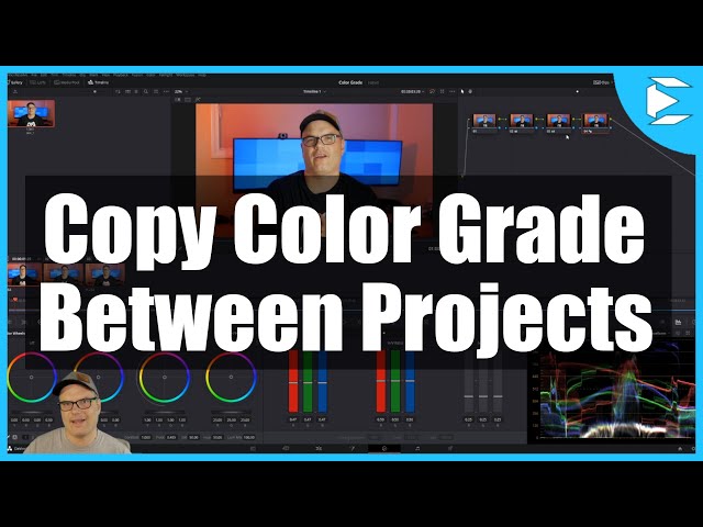 Copy Color Grade From One Project to Another in DaVinci Resolve