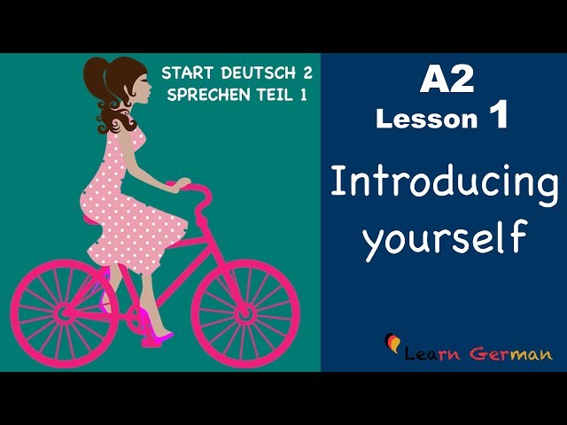 Learn German A2 | Introducing yourself | sich vorstellen | German for beginners | A2 - Lesson 1