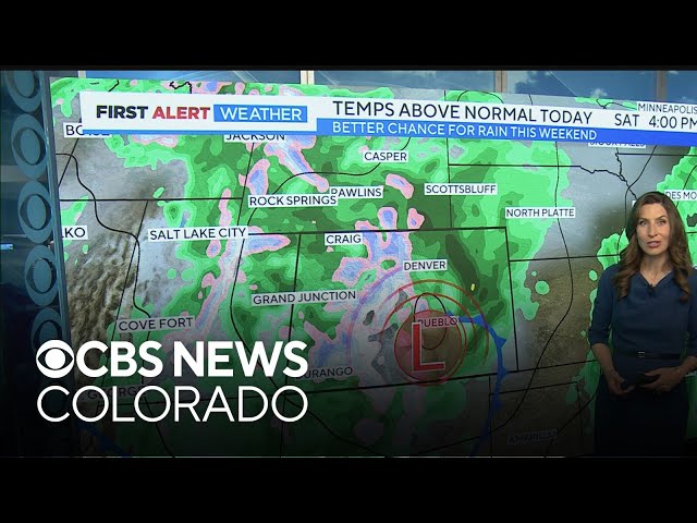 Denver weather: Temperatures above normal before cooler & wetter weather returns