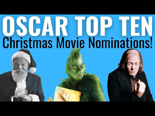 Top 10 CHRISTMAS MOVIE Oscar Nominations of ALL TIME