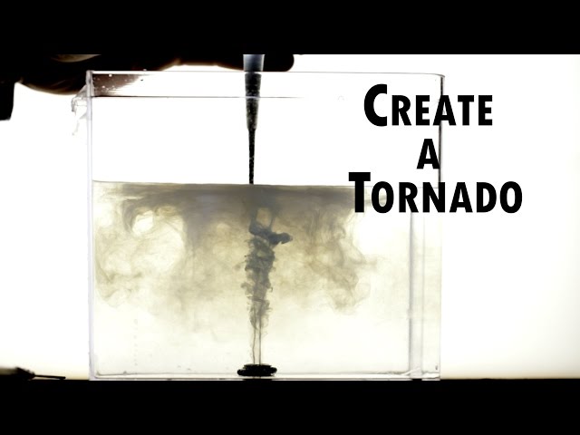 Create a Mini Tornado at Home - Easy DIY Water Vortex