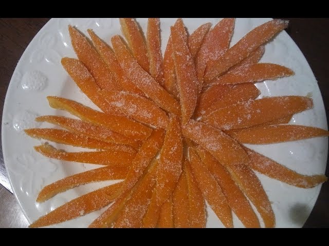 How To Make Candied Orange Peels 🍊 Candied Orange Peel Recipe