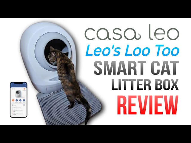 FANTASTIC Automatic Self-Cleaning Cat Litter Box! Casa Leo "Leo's Loo Too" Review (2024)