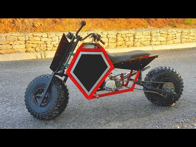 Homemade Fat Tire Motorcycle