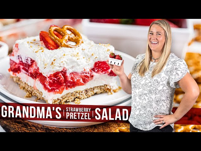 Grandma's Strawberry Pretzel Salad