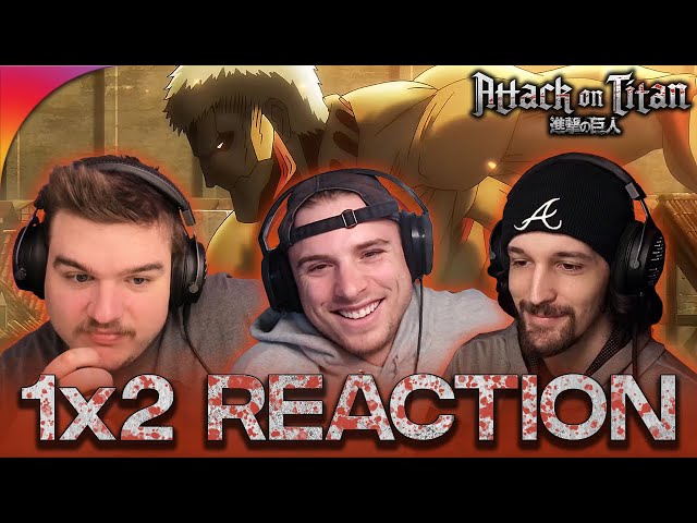 Attack On Titan 1x2 Reaction!! "That Day: The Fall of Shiganshina (Part 2)"