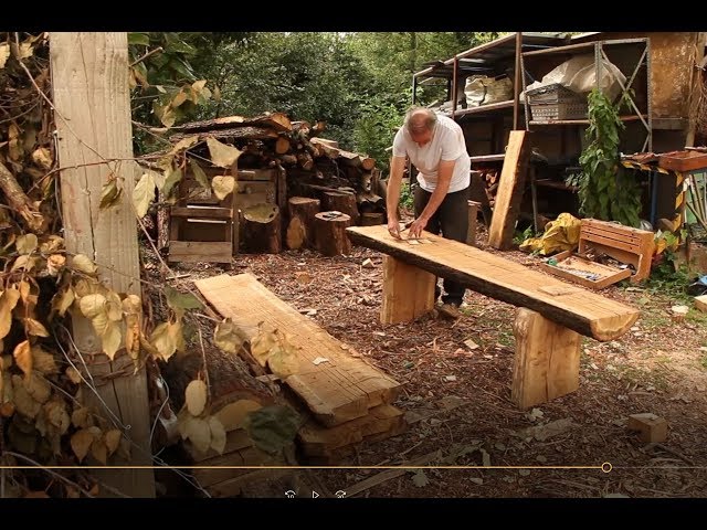 From Tree to Bench Woodworking video