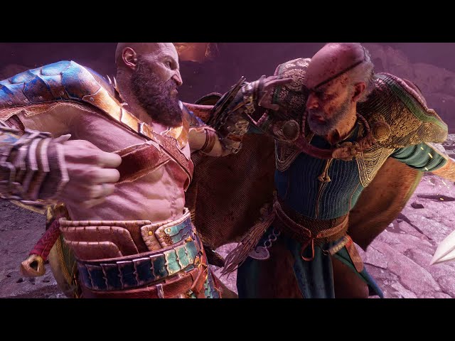 God of War Ragnarok - Kratos Vs Odin the All-Father (NO DAMAGE / GMGOW) 4K PS5