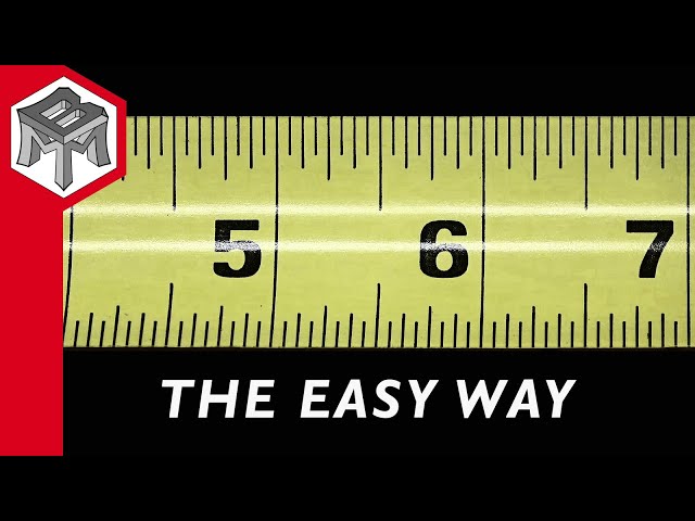How to Read a Tape Measure - REALLY EASY